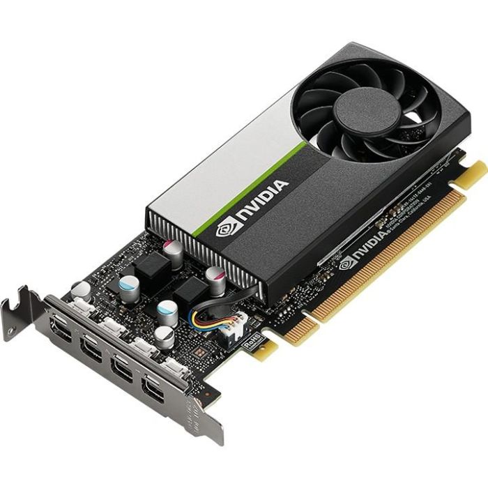 PNY Quadro T1000 4GB GDDR6 Low Profile, Tarjeta Gráfica Profesional, PCI Express x16 3.0, Max 7680x4320
