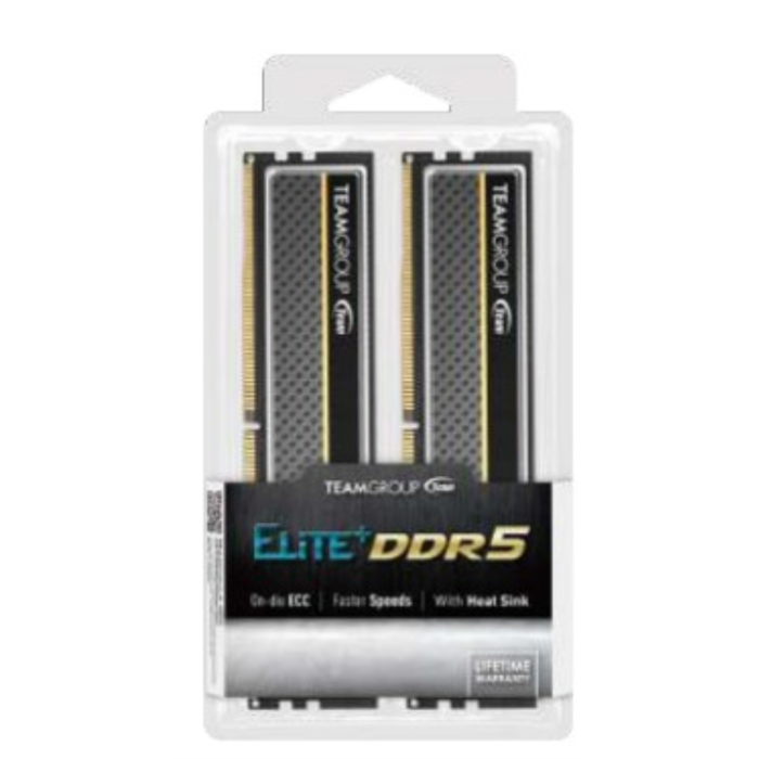Team Group TPBD532G5600HC46DC01 Módulo de Memoria RAM 32 GB (2x16GB) DDR5 5600 MHz ELITE PLUS con Disipador y ECC