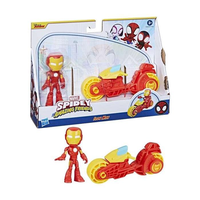 Figura spidey 10 cm con motocicleta - modelos surtidos 3