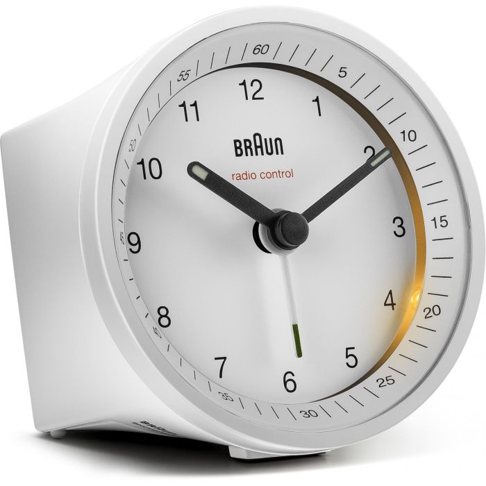 Braun BC 07 W-DCF - Despertador digital radio controlado en blanco