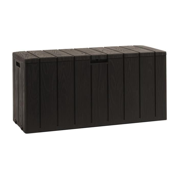 Toomax TOO8009371018821 Baúl de Jardín BRAVO de Resina Marrón 270L, Medidas 117,5x45x56 cm (Largo x Ancho x Alto) Toomax TOO8009371018821 Baúl de Jardín BRAVO de Resina Marrón 270L, Medidas 117,5x45x56 cm (Largo x Ancho x Alto)
