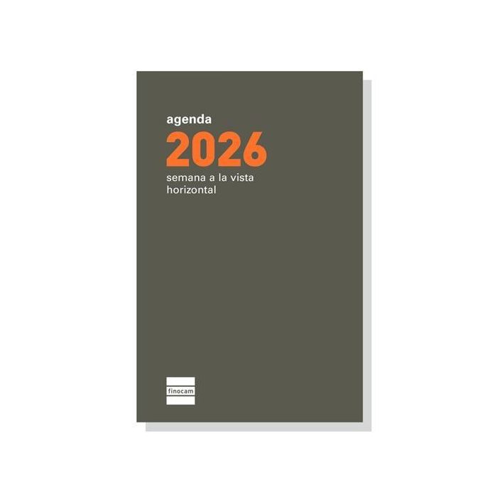 Finocam P394 Pl3 Recambio Agenda Anual Plana Bolsillo 82x127 mm Papel para Finocam Plana 2026