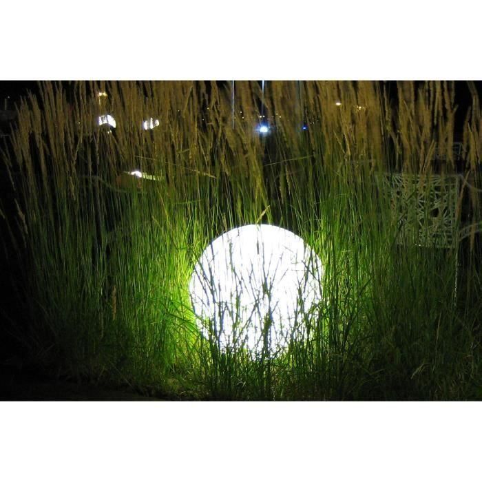 LUMISKY - Bola de luz con cable para exterior LED - blanco BOBBY - Base Ø50cm E27 1 LUMISKY - Bola de luz con cable para exterior LED - blanco BOBBY - Base Ø50cm E27 1