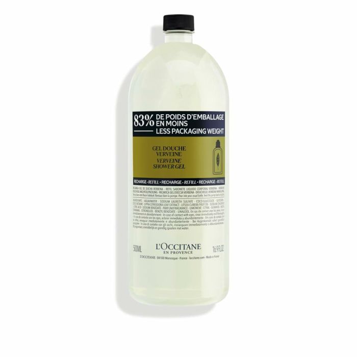 L'Occitane En Provence Gel de Ducha VERBENA Ecorecarga 500 ml con Extracto de Verbena Biológica para Piel Suave y Refrescante 0 L'Occitane En Provence Gel de Ducha VERBENA Ecorecarga 500 ml con Extracto de Verbena Biológica para Piel Suave y Refrescante 0