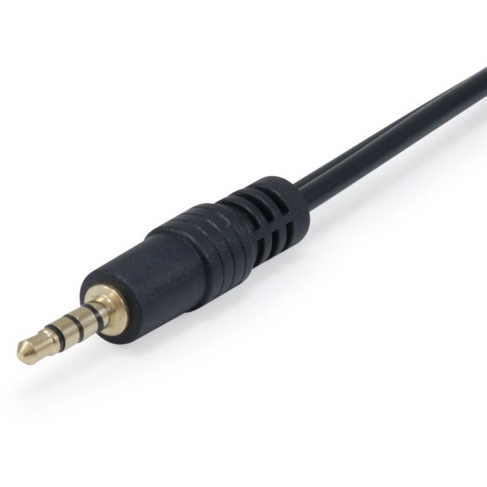 EQUIP 147943 Cable Adaptador Y Audio 3.5mm Macho a 2x 3.5mm Hembra 1.5m Negro 2
