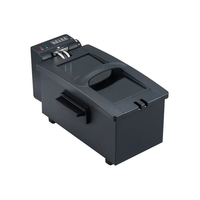 Continental Edison Freidora de Aire 3 Litros 2000W, 1 Cesta Negra, Modelo CEFR3BLK