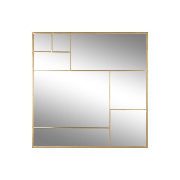 Espejo de pared Home ESPRIT Dorado 90 x 2 x 90 cm 0 Espejo de pared Home ESPRIT Dorado 90 x 2 x 90 cm 0