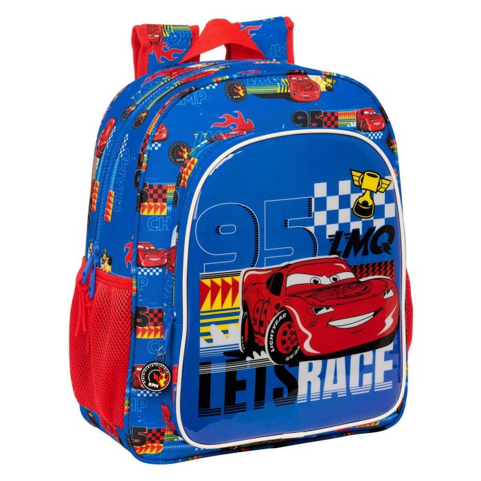 Mochila junior adapt.carro cars "race ready" 32x38x12cm Mochila junior adapt.carro cars "race ready" 32x38x12cm
