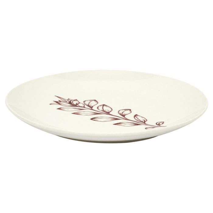 Home Deco Factory Plato Cottage Rojo Diámetro 20 cm Cerámica 2