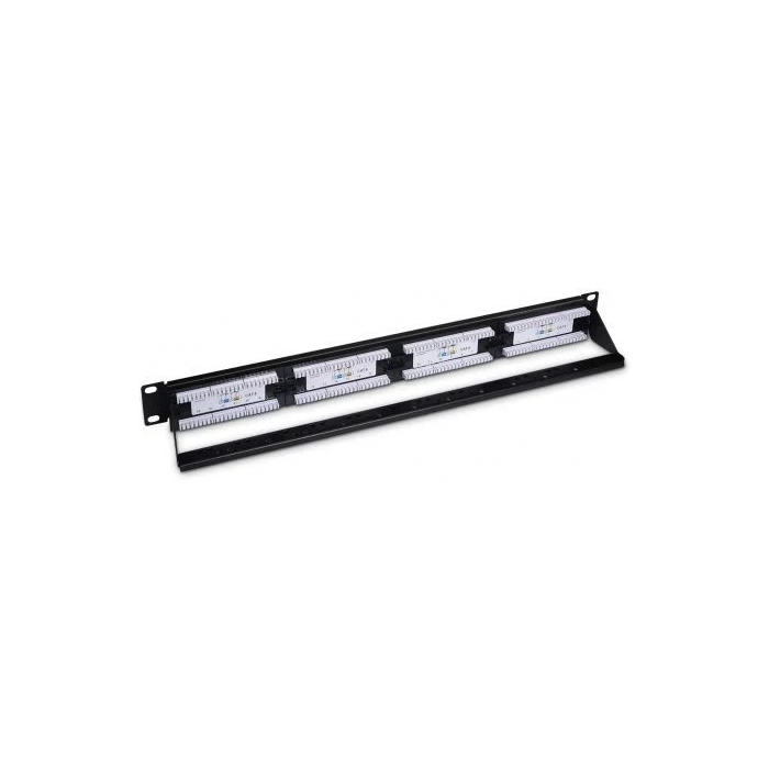 AISENS - PATCH PANEL DE 24 PUERTOS RJ45 CAT.6 UTP, 19 1U DUAL IDC, NEGRO 1 AISENS - PATCH PANEL DE 24 PUERTOS RJ45 CAT.6 UTP, 19 1U DUAL IDC, NEGRO 1