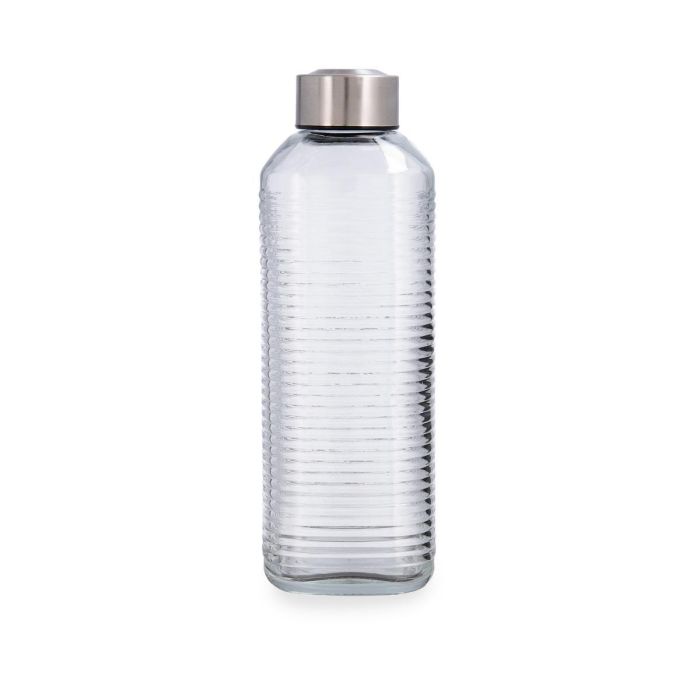 Botella Vidrio Tape Acero Inox Velvet Quid 1,3 L