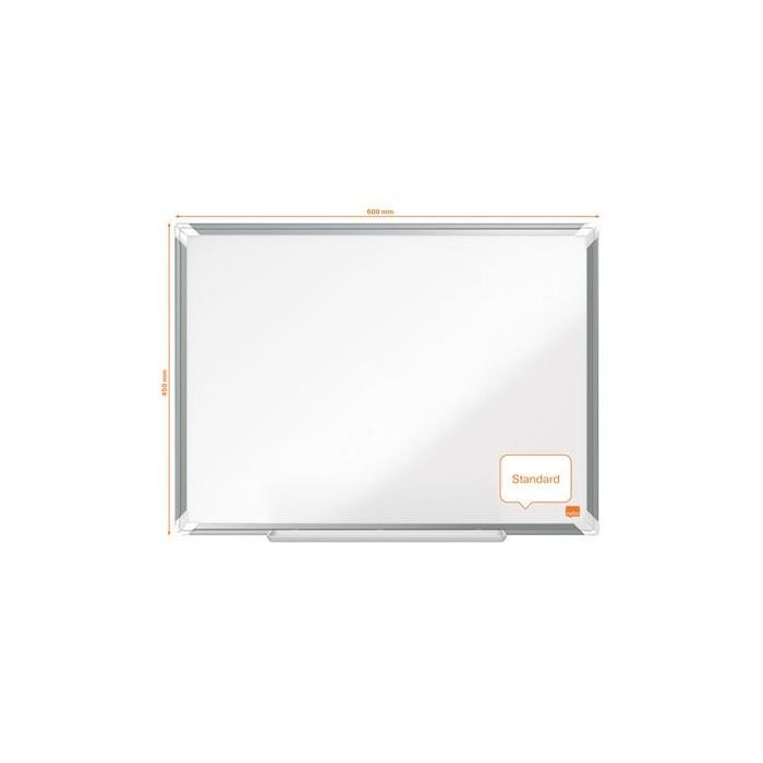 Pizarra Blanca Magnetica Nobo Premium Plus Lacada Marco Aluminio 60X45 Cm 4