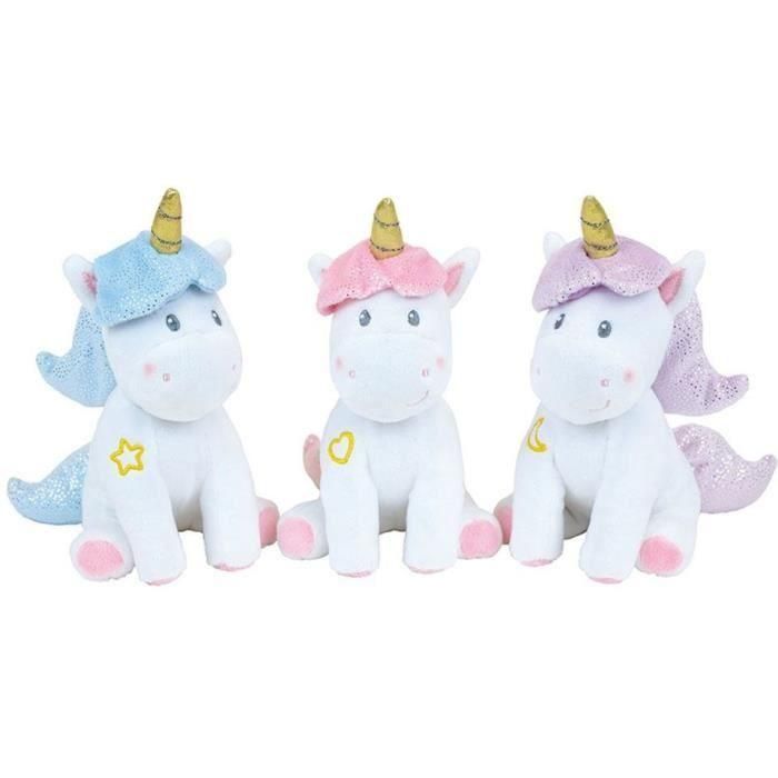 Fun House 006319 Set de Vajilla Infantil Unicornio con 2 Platos, 2 Cubiertos y 1 Peluche 3