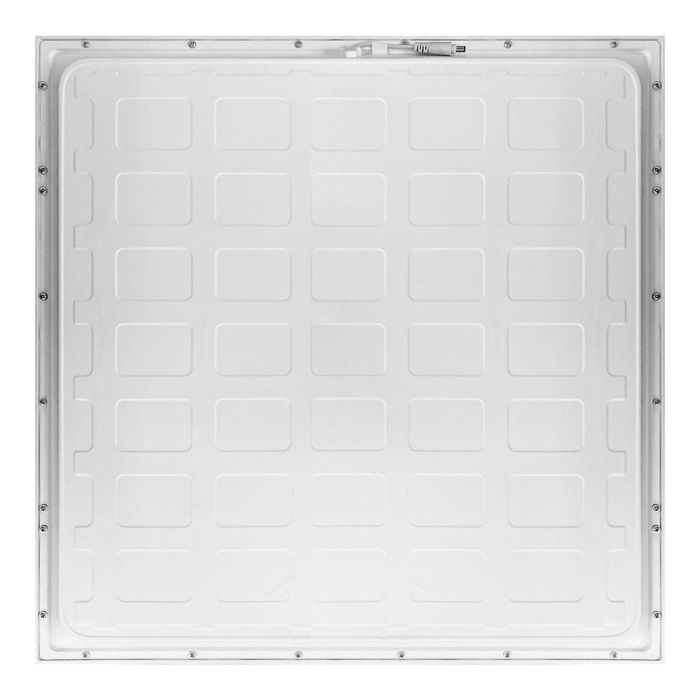 Edm Panel LED 40W 6400K Luz Fría 4300 lm 59,5x59,5x2,9 cm con Alimentador Philips y Marco Acero Blanco 2