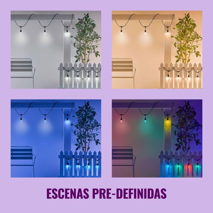 Wiz WIZ8719514554450 Guirnalda de Luces LED 15m Conectada para Exterior 3 Wiz WIZ8719514554450 Guirnalda de Luces LED 15m Conectada para Exterior 3