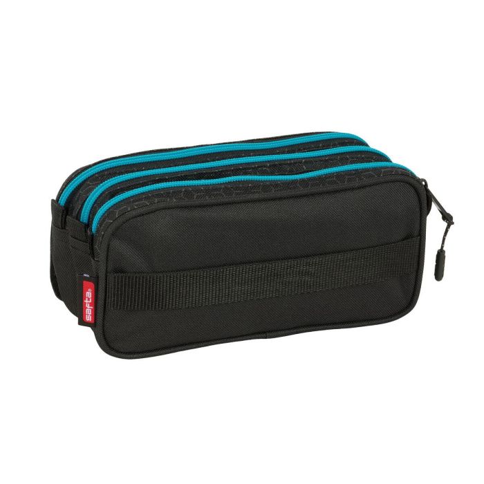 Portatodo Triple Kelme Iron Negro 21,5 x 10 x 8 cm 3 Portatodo Triple Kelme Iron Negro 21,5 x 10 x 8 cm 3