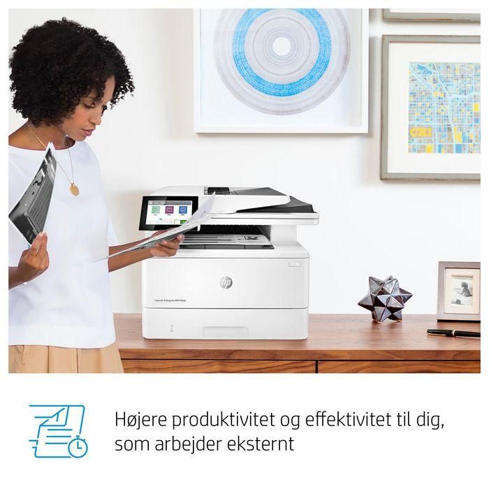 HP LaserJet Enterprise M430f Impresora Multifunción Láser Blanco y Negro, Imprime, Copia, Escanea y Envía Fax, A4, LAN, ADF 39