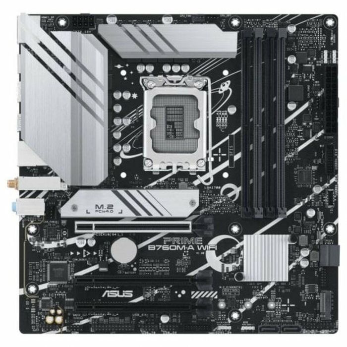 ASUS PRIME B760M-A WiFi S1700 DDR5 Wi-Fi 6 Placa Base µATX para Intel Celeron/Core i3/i5/i7/i9 con HDMI/DisplayPort 3