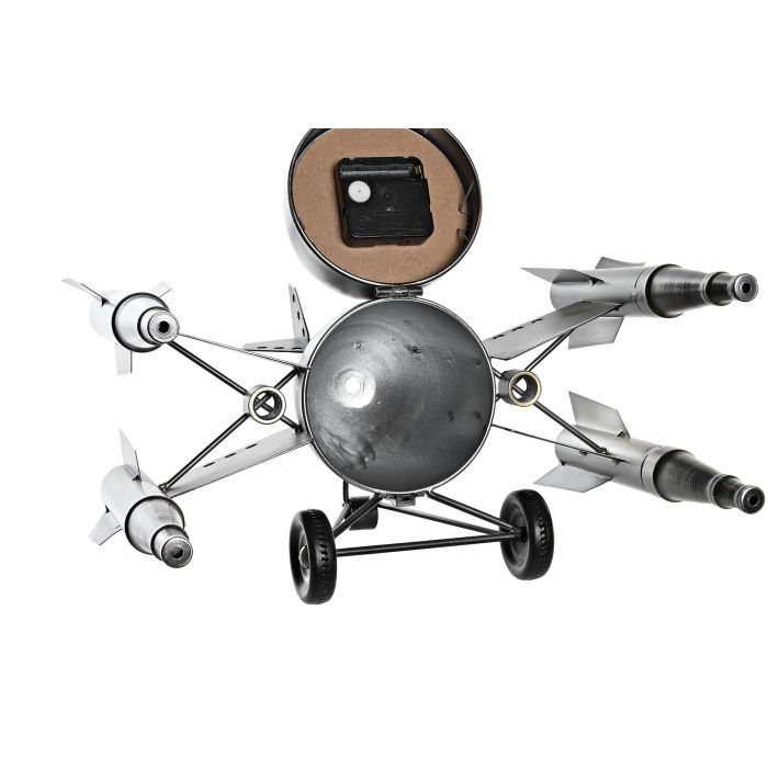 DKD Home Decor Reloj Sobremesa Loft Nave Dorado Plateado Hierro 2 Unidades 28 x 19.5 x 38.5 cm 2 DKD Home Decor Reloj Sobremesa Loft Nave Dorado Plateado Hierro 2 Unidades 28 x 19.5 x 38.5 cm 2