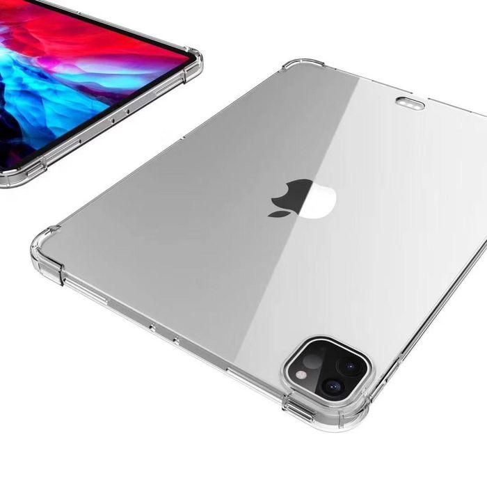 eSTUFF Funda suave transparente para iPad Pro 13 2024, de TPU flexible con esquinas reforzadas, protección contra impactos 2