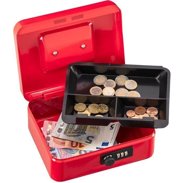 Caja de monedas - BURG WACHTER - Money Code 5020 Rojo - Apertura con código, acero rojo 4 Caja de monedas - BURG WACHTER - Money Code 5020 Rojo - Apertura con código, acero rojo 4