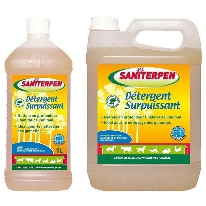 Detergente de alta potencia SANITERPEN - Limpiador manual o de alta presión - Para el hogar - 5 L 1