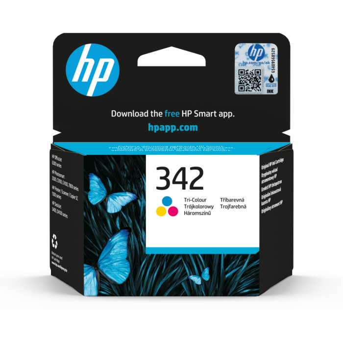 HP Trójkolorowy wklad drukujacy 342 z atramentami Vivera cartucho de tinta 1 pieza(s) Rendimiento estándar Cian, Magenta, Amarillo HP Trójkolorowy wklad drukujacy 342 z atramentami Vivera cartucho de tinta 1 pieza(s) Rendimiento estándar Cian, Magenta, Amarillo