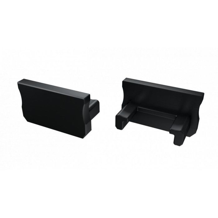 Tapón Final para Perfil Tipo A de Plástico Blanco 2 Tapón Final para Perfil Tipo A de Plástico Blanco 2