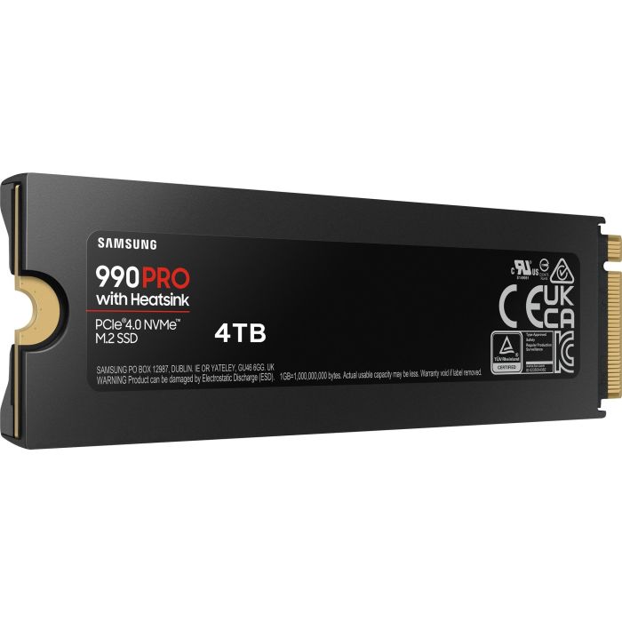 Samsung 990 PRO SSD M.2 4TB con Disipador de Calor NVMe PCIe 4.0, 7450 MB/s Lectura, 6900 MB/s Escritura 10 Samsung 990 PRO SSD M.2 4TB con Disipador de Calor NVMe PCIe 4.0, 7450 MB/s Lectura, 6900 MB/s Escritura 10