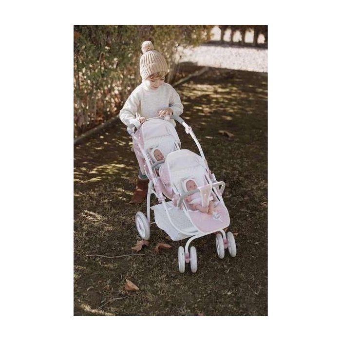 Muñecas Arias Coche Gemelar Universe 45x70x73 cm con Bolso 19