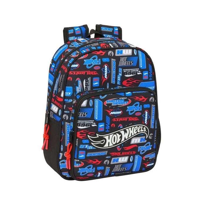 Safta Mochila Infantil Adaptable a Carro Hot Wheels 27x33x10 cm 0 Safta Mochila Infantil Adaptable a Carro Hot Wheels 27x33x10 cm 0