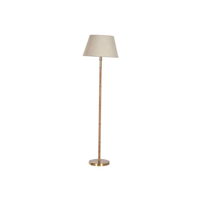 Lámpara de Pie Home ESPRIT Beige Dorado Natural 50 W 220 V 42 x 42 x 154 cm Lámpara de Pie Home ESPRIT Beige Dorado Natural 50 W 220 V 42 x 42 x 154 cm