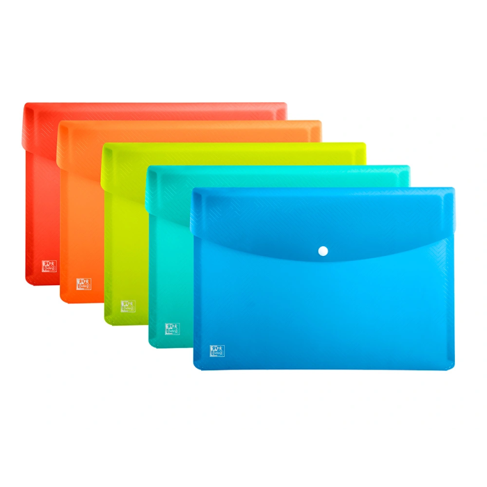 Oxford Sobres Con Broche Urban A5 Polipropileno C-Surtidos (Set de 5) (Set de 5) 1