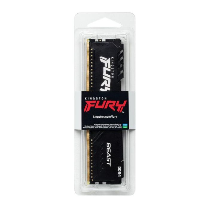 Kingston Memoria RAM DDR4 32GB 3200MHz 288-pin DIMM FURY Beast 4 Kingston Memoria RAM DDR4 32GB 3200MHz 288-pin DIMM FURY Beast 4