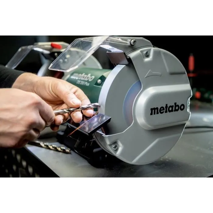 Metabo Amoladora de banco DS 200 Plus, 36 P y 60 N, para trabajos de lijado y desbarbado 2