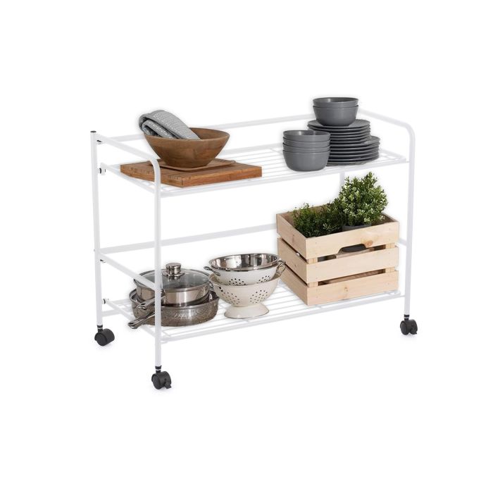 Confortime Estantería Plegable 2 Niveles, 67 x 30 x 44.8 cm 7 Confortime Estantería Plegable 2 Niveles, 67 x 30 x 44.8 cm 7