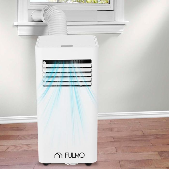 Fulmo Aire acondicionado portátil solo frío 7000BTU/hora 800W, ventilador, deshumidificador, ideal para 10-16m² 2
