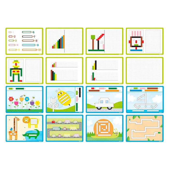 Goula Juego Didáctico de Actividades con Regletas para Niños - Educativo y Lúdico 2