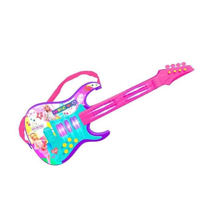 Guitarra Electronica Con Luz Barbie 4410 Reig 1