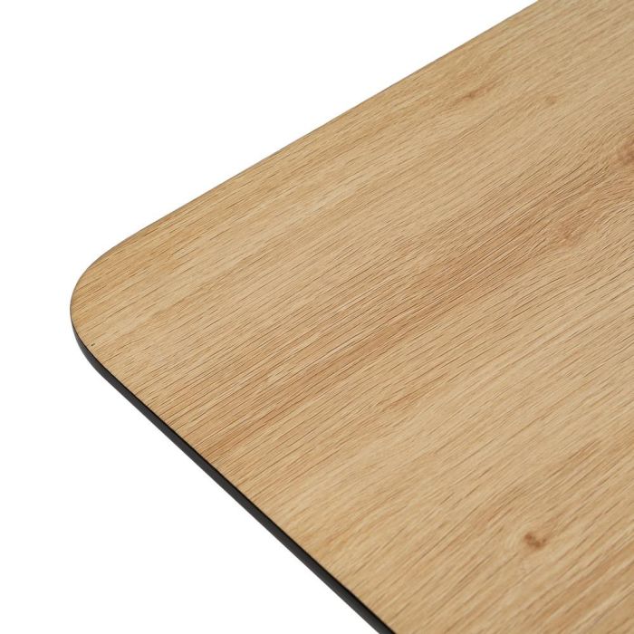 Mesa Extensible Natural Dm-Metal Salón 120 X 80 X 75 cm