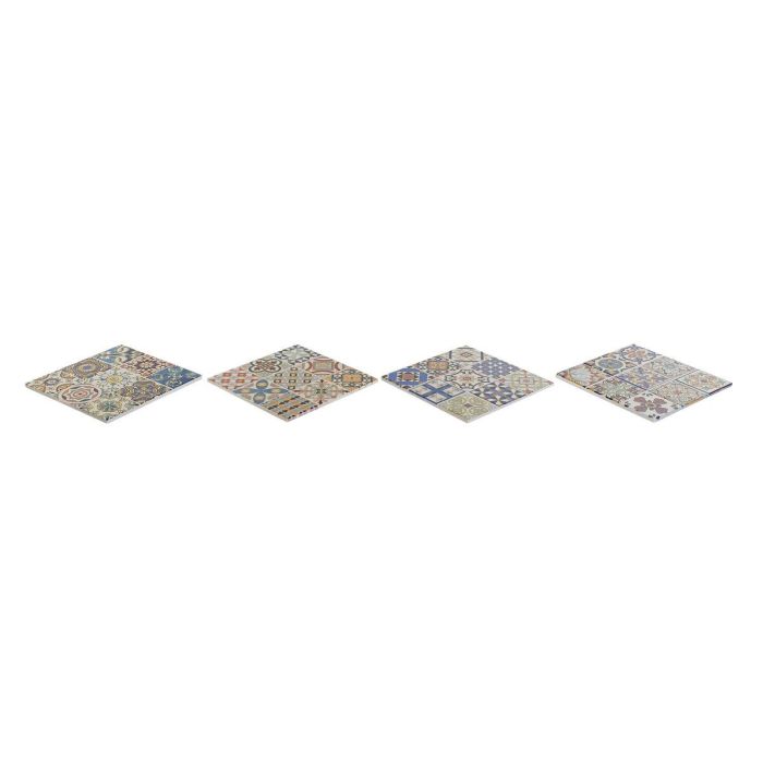 Salvamantel Arabe DKD Home Decor Multicolor Dorado 20 x 0.7 x 20 cm (4 Unidades) 3 Salvamantel Arabe DKD Home Decor Multicolor Dorado 20 x 0.7 x 20 cm (4 Unidades) 3