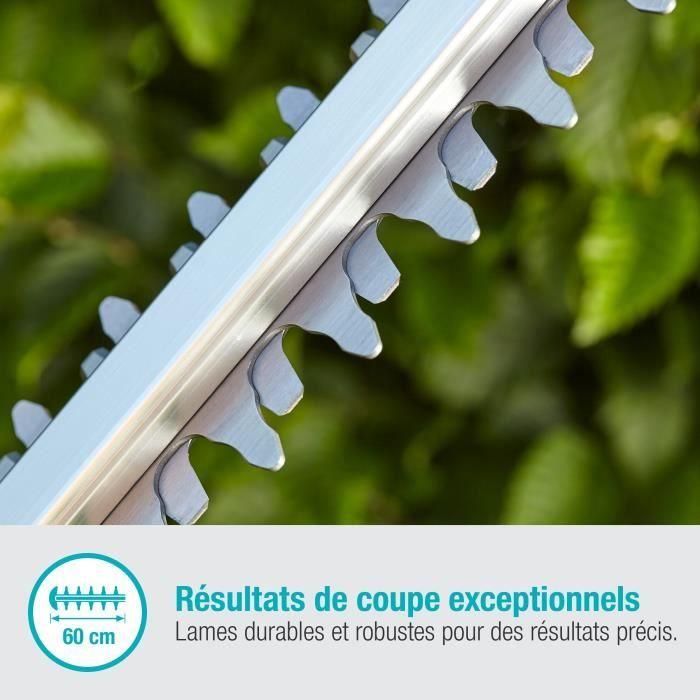 Gardena ComfortCut 60/18V P4A Cortasetos a batería 18V con batería y cargador, longitud de corte 60 cm, corte máximo 20 mm 5
