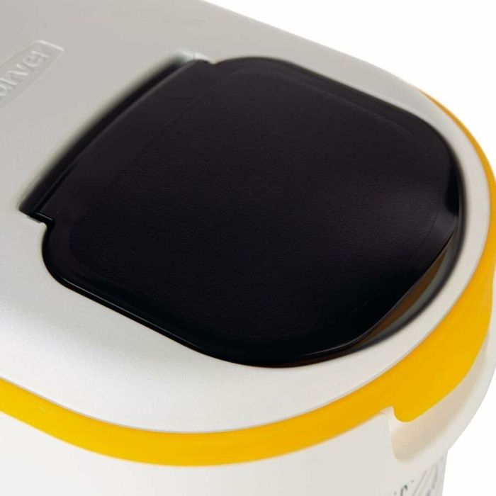 Curver Contenedor de Comida El Diner se Sirve para Perros - 10 L / 4 kg - Blanco y Negro 2