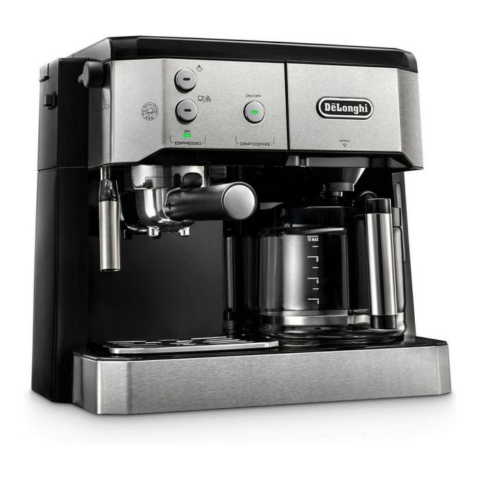 Delonghi BCO421.S Cafetera Espresso Combinada 15 Bar con Portafiltros ESE y Depósito 1L Acero Inoxidable 4 Delonghi BCO421.S Cafetera Espresso Combinada 15 Bar con Portafiltros ESE y Depósito 1L Acero Inoxidable 4