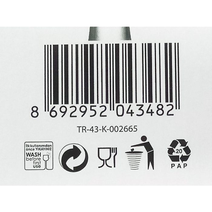 Lav Set 6 Copas Gran Vino Misket 365cc 7.5x7.5x17.5 cm (4 Cajas)