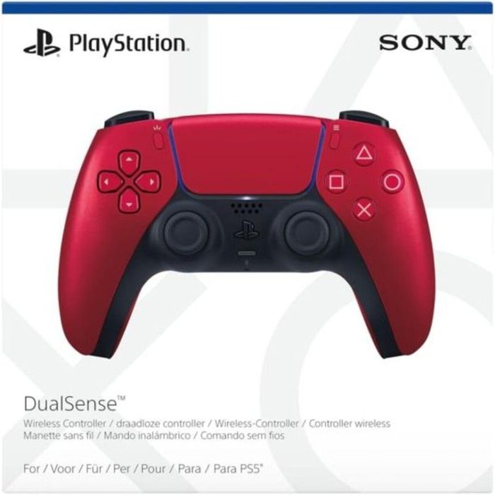 Mando PS5 DualSense Sony Deep Earth - Volcanic Red Rojo 6