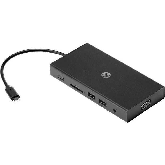 HP Concentrador Multipuerto USB-C de Viaje con 2x USB 3.0, 2x USB 2.0, RJ-45, Audio, Lector SD/TF y Carga PD 65W 1 HP Concentrador Multipuerto USB-C de Viaje con 2x USB 3.0, 2x USB 2.0, RJ-45, Audio, Lector SD/TF y Carga PD 65W 1