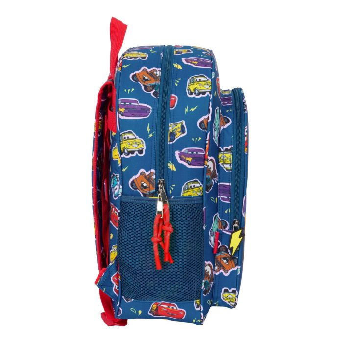 Mochila Escolar Cars Racing Azul marino 32 x 38 x 12 cm 1