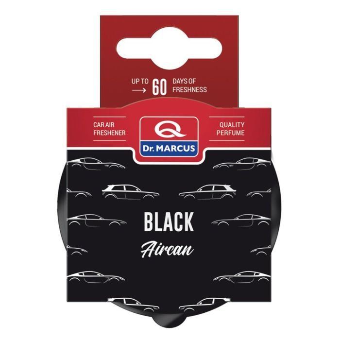 Dr. Marcus DRM0412 Ambientador Aircan Black para Coche y Hogar, Fragancia de Larga Duración hasta 60 Días con Perfumes Franceses, 40g 2