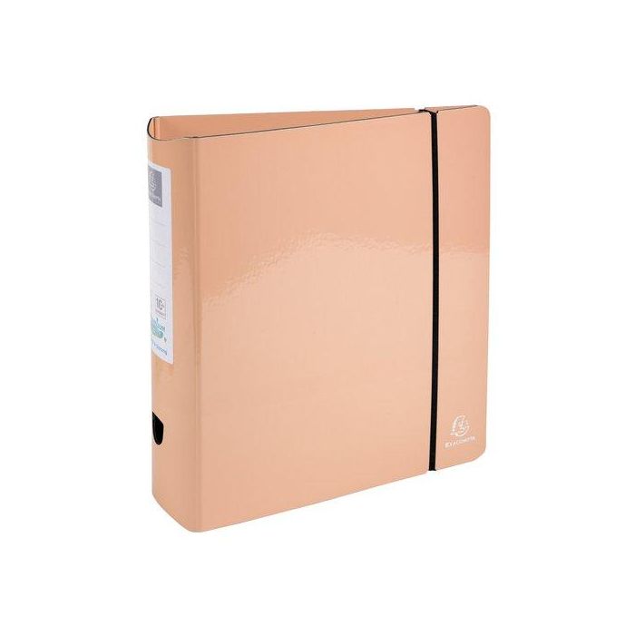 Archivador Palanca Exacompta Prem Touch Aquarel Carton Forrado A4 80Mm Redondo Coral